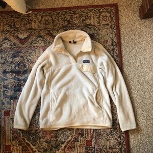 Patagonia white pullover